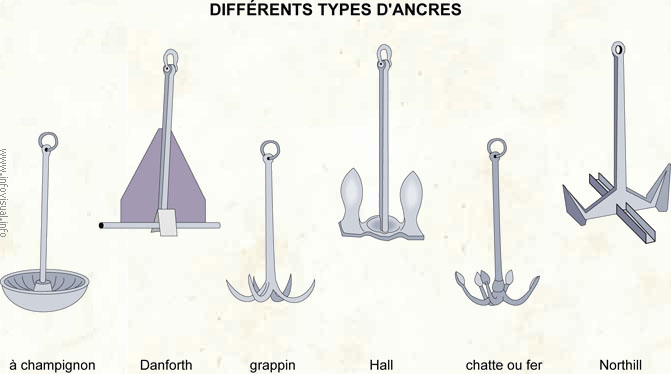 Types d'ancres